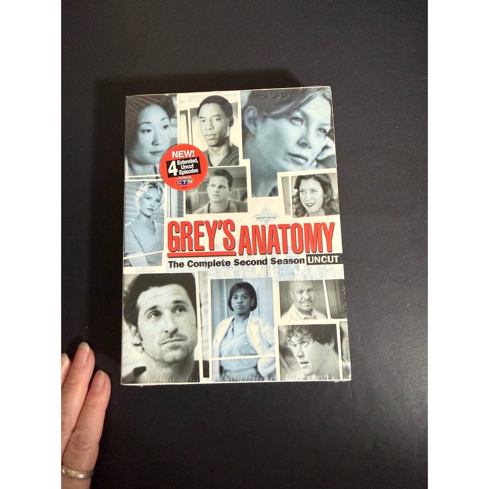 Greys Anatomy The Complete Second Season Uncut DVD 2006 New Sealed 27 Episodes